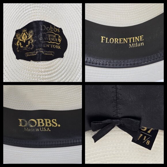 Dobbs Florentine Milan Straw Fedora - Picture 13 of 16